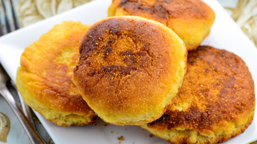 fried cornbread patties